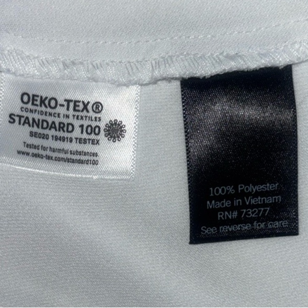 Simply Vera Vera Wang White Sleeveless Boxy Blouse - Picture 5 of 6